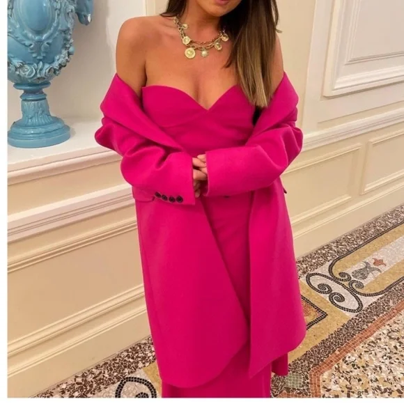 Zara Bustier Midi Dress - Picture 3 of 15